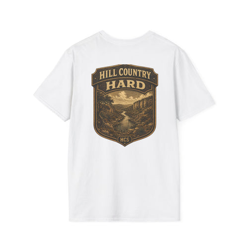 Hill Country Hard Tee back graphic