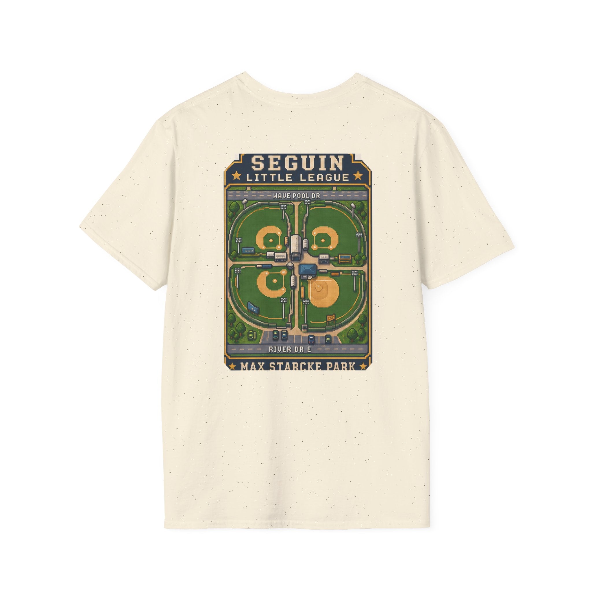 Seguin 8-Bit Field Map Tee
