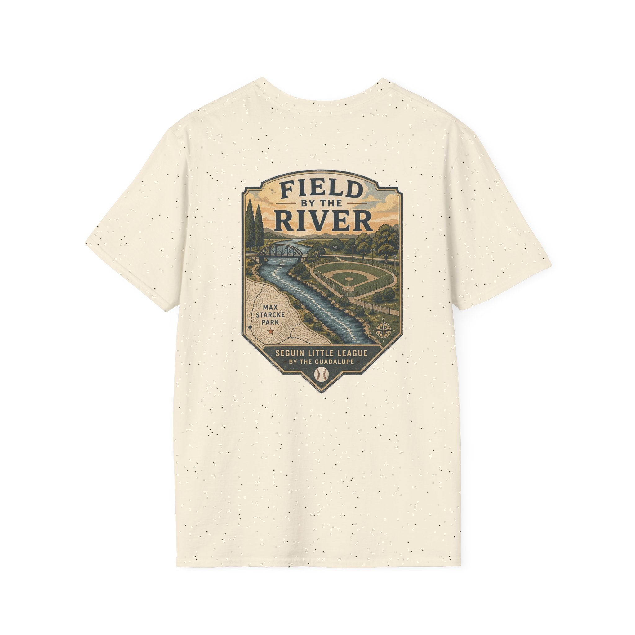Field by the River Baseball Tee