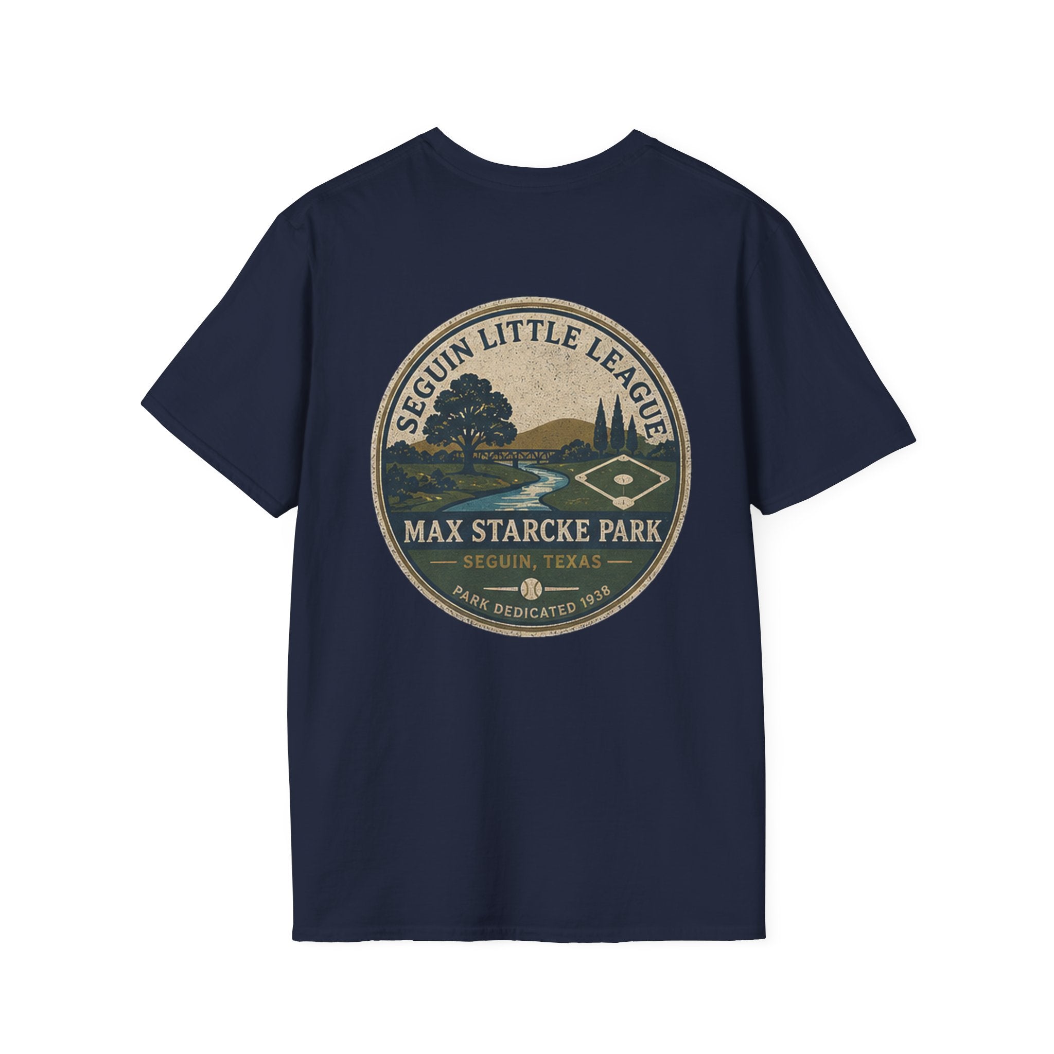 Seguin Sandlot Park Badge Tee