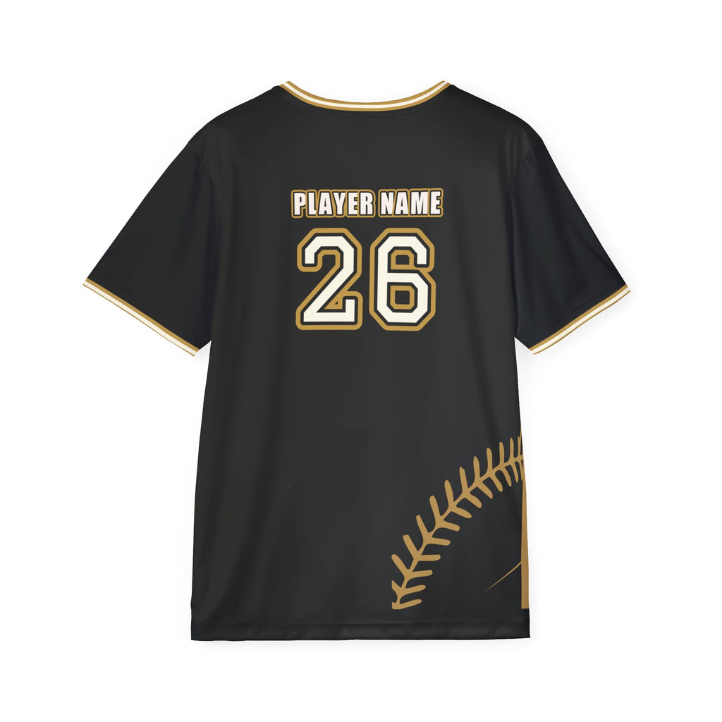 Seguin All-Stars Baseball Stitch Custom Jersey baseball stitch player name v2 matched outline printify back
