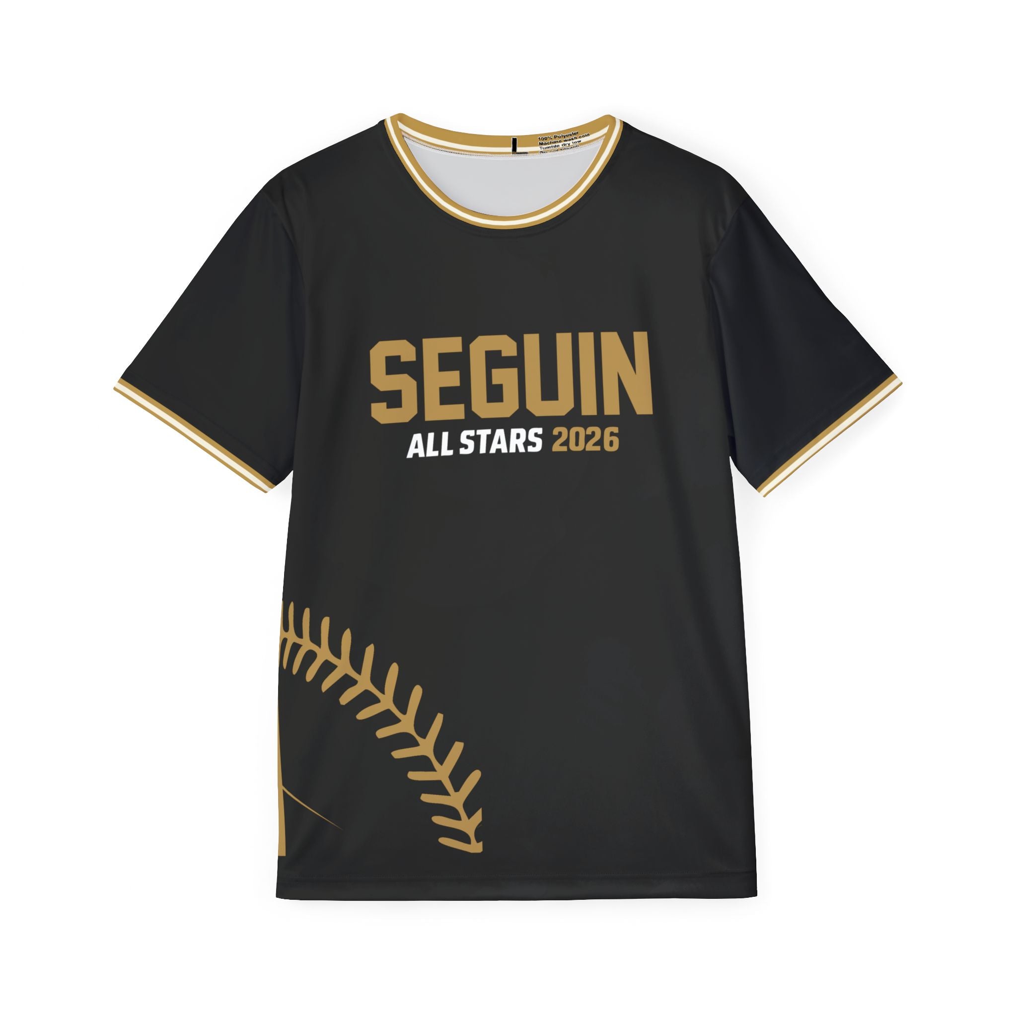 Seguin All-Stars Baseball Stitch Custom Jersey baseball stitch player name v2 matched outline printify front